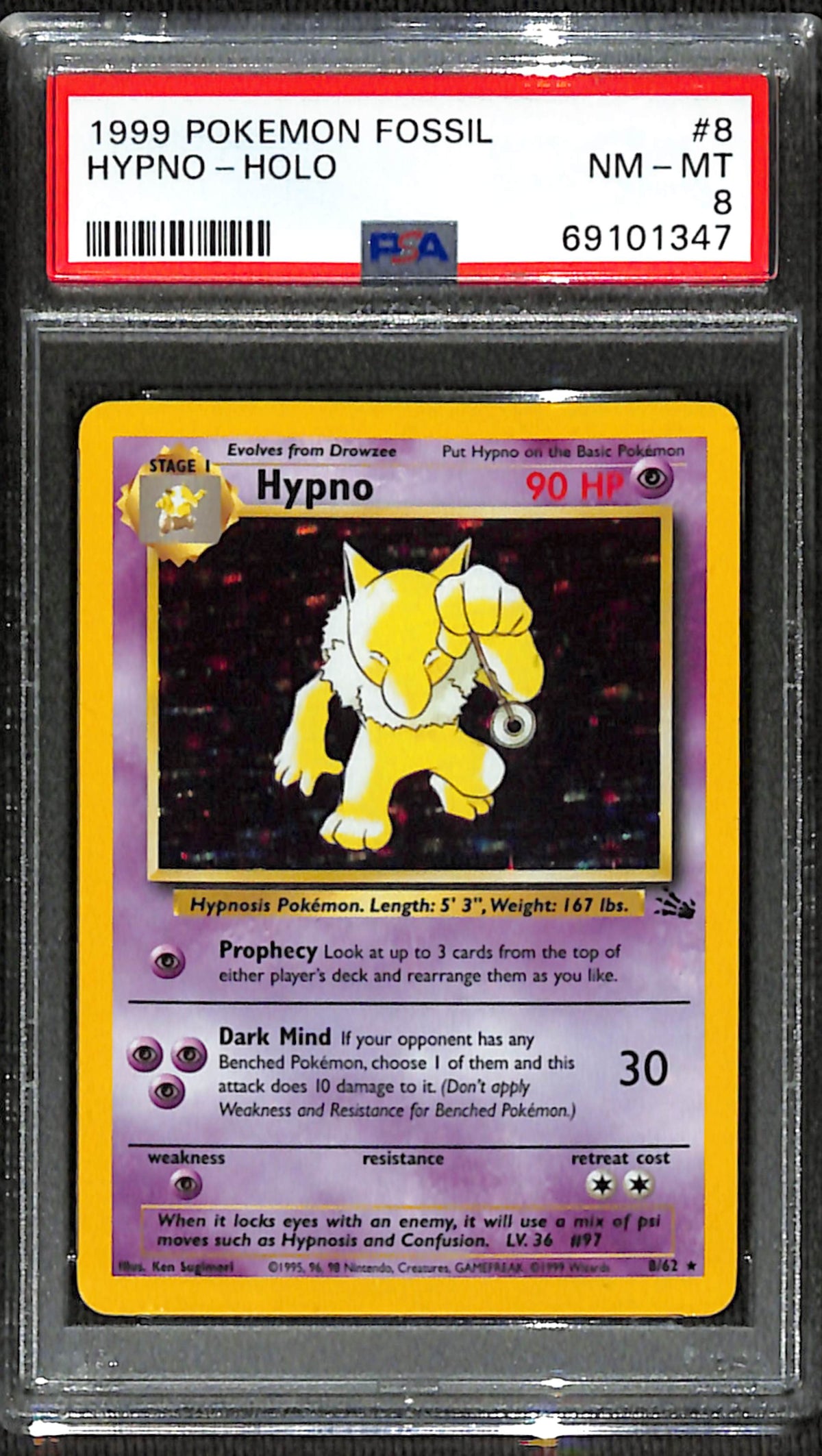 PSA 8 Hypno [Fossil]