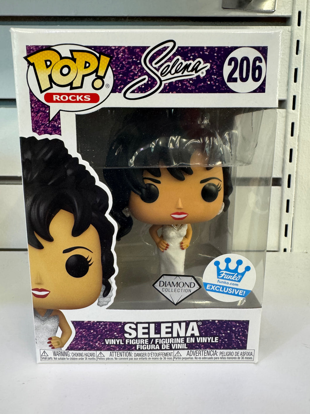 Funko Pop Selena (White Gown | Diamond Glitter)