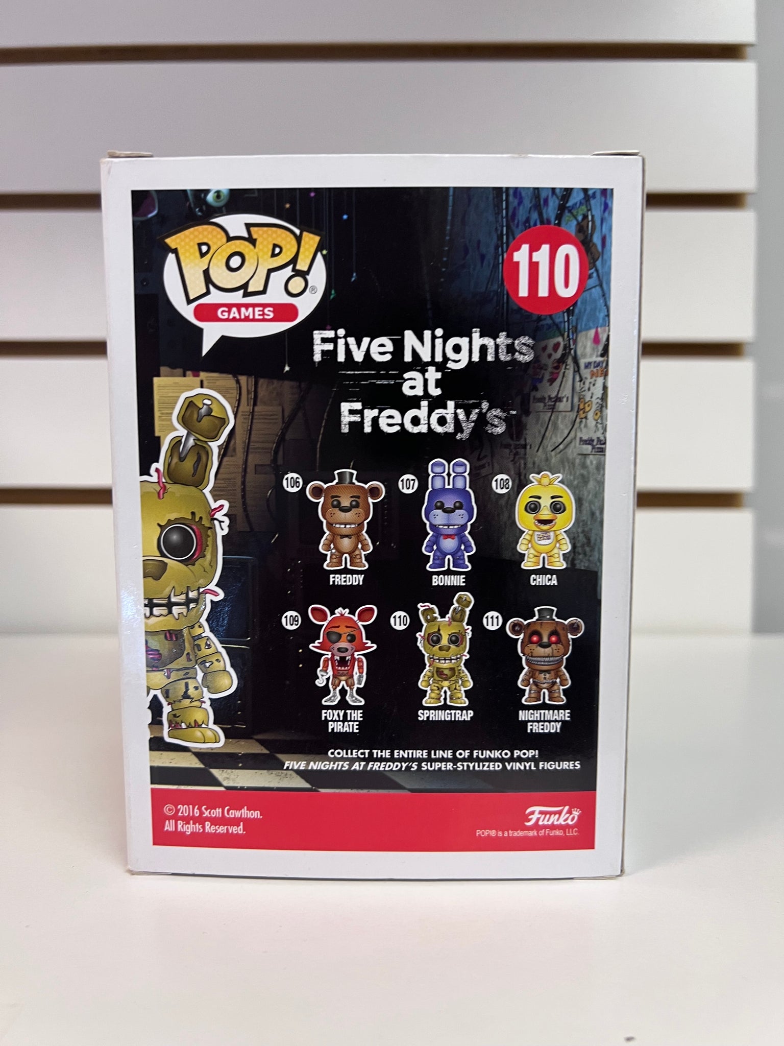 Funko POP Games: Five Nights at Freddy's - Springtrap Vinyl Figure 