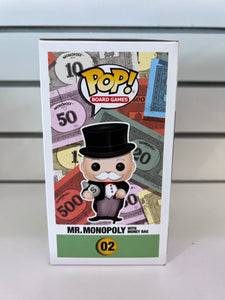 Funko Pop Mr. Monopoly (with Money Bag)