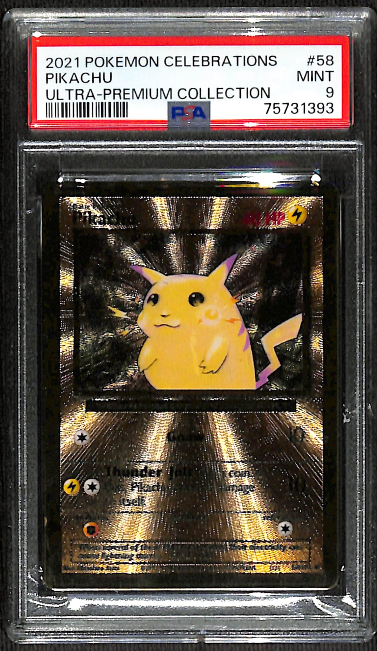 PSA 9 Pikachu (Metal) [Ultra Premium Collection]