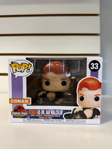 Funko Pop Conan O'Brien As Dr. Ian Malcolm