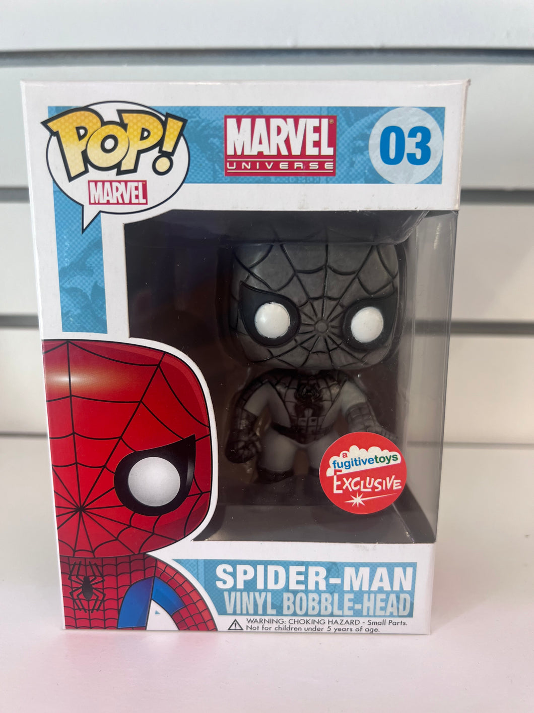 Funko Pop Spider-Man (Black & White)