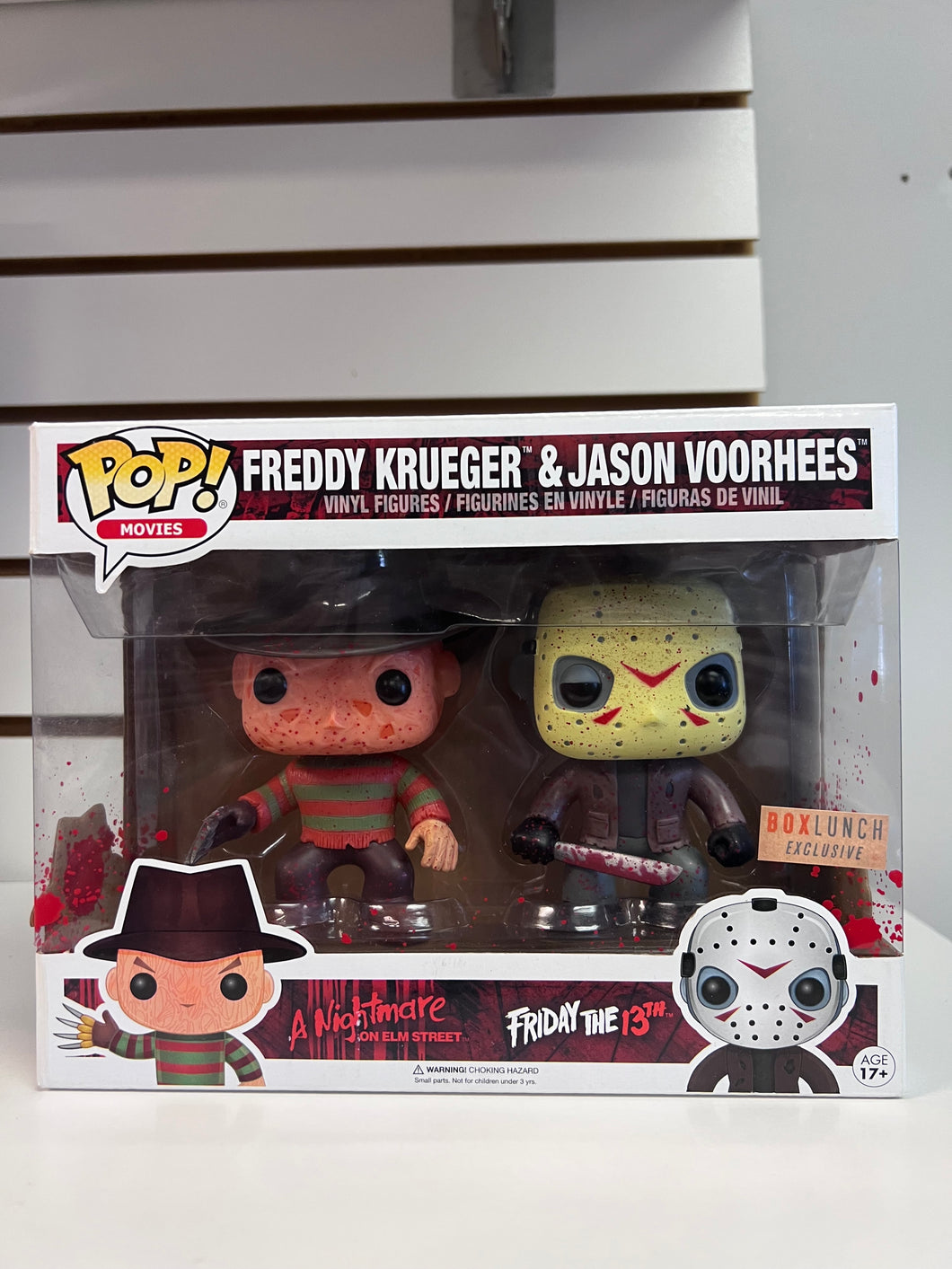 Funko Pop Freddy Krueger & Jason Voorhees (2 Pack)