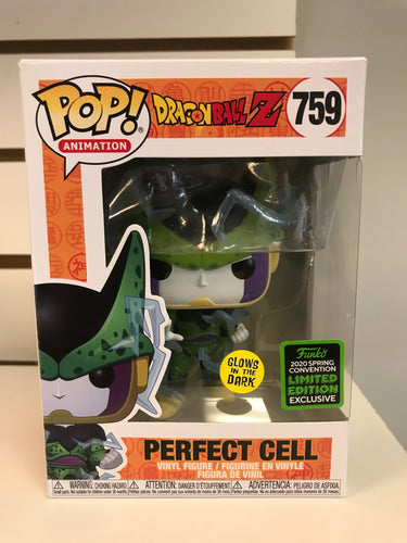 Funko Pop Perfect Cell (Glow in the Dark) [Shared Sticker]