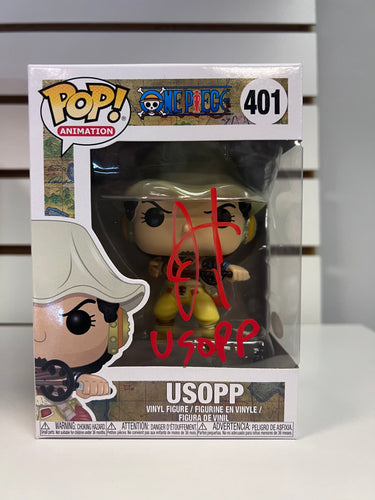 Funko Pop Usopp (Autographed By Jason Griffith With JSA Authentication)