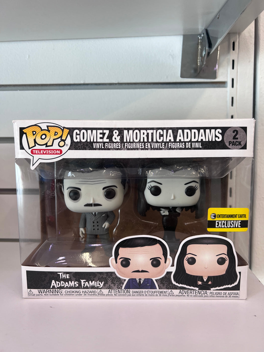 Funko Pop Gomez & Morticia Addams (Black & White 2-Pack)