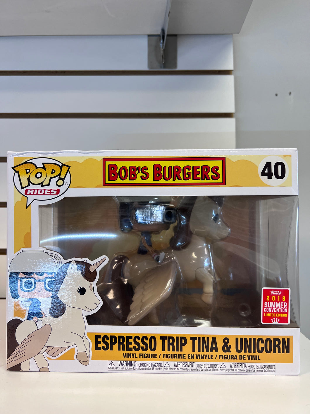 Funko Pop Espresso Trip Tina & Unicorn [Shared Sticker]