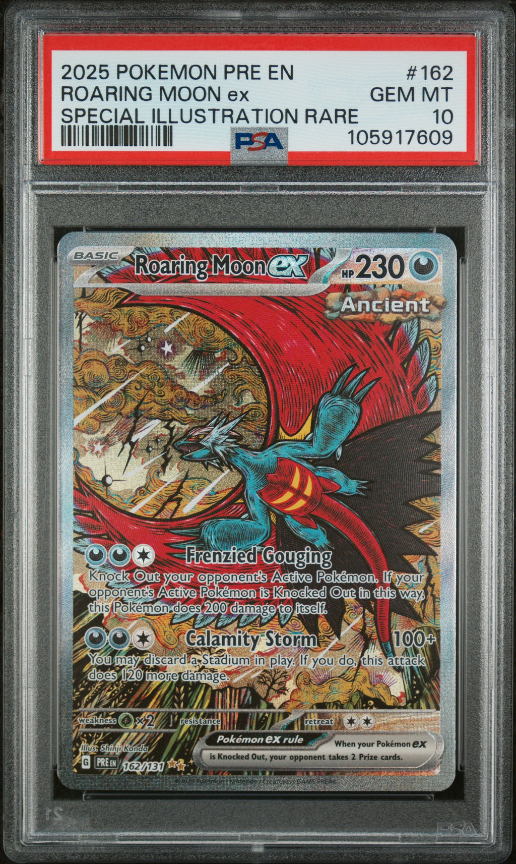 PSA 10 Roaring Moon ex (Special Illustration Rare) [Prismatic Evolutions]