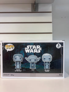 Funko Pop Anakin Skywalker / Yoda / Obi-Wan Kenobi (3 Pack)