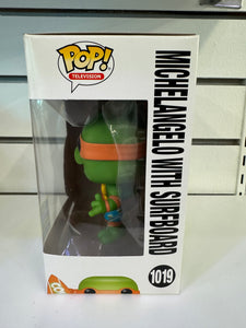 Funko Pop Michelangelo with Surfboard