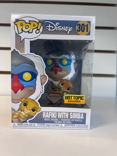 Funko Pop Rafiki with Simba (Diamond)