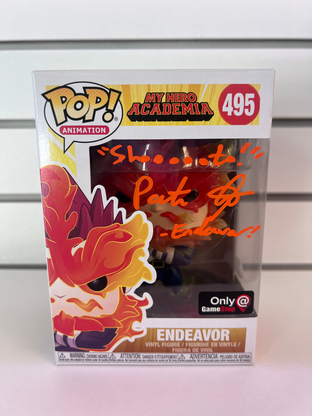 Funko Pop Endeavor (Autographed By Patrick Seitz With JSA COA)