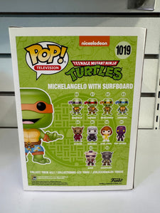 Funko Pop Michelangelo with Surfboard