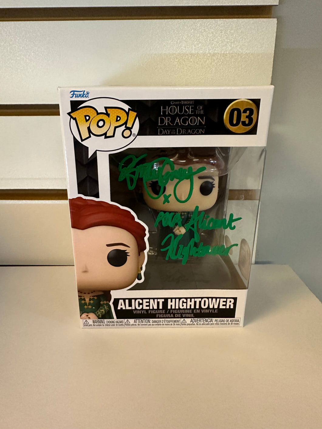Funko Pop Alicent Hightower (Signed with JSA Authentication)