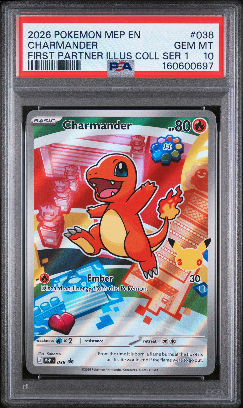 PSA 10 Charmander [ME Promo]