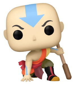 Funko Pop Aang (Crouching) [Box Condition 8/10]