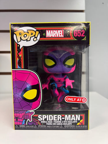Funko Pop Spider-Man (Blacklight)