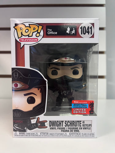 Funko Pop Dwight Schrute as Recyclops (Punish) [Shared Sticker]