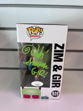 Funko Pop  Zim & Gir (Signed by Richard Horvitz And Rikki Simons With JSA Authentication)