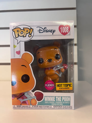 Funko Pop Winnie the Pooh (Valentine's) (Flocked)