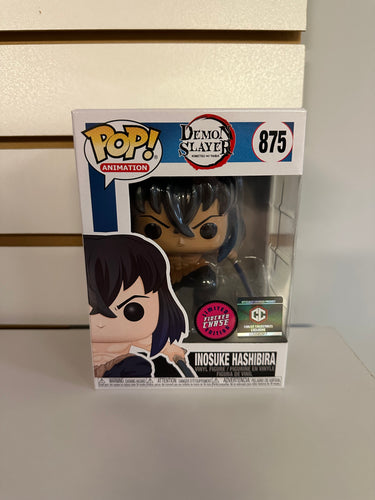 Funko Pop Flocked Inosuke Hashibira (without mask, chase)