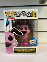 Funko Pop Courage the Cowardly Dog (Flocked)