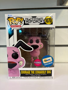 Funko Pop Courage the Cowardly Dog (Flocked)