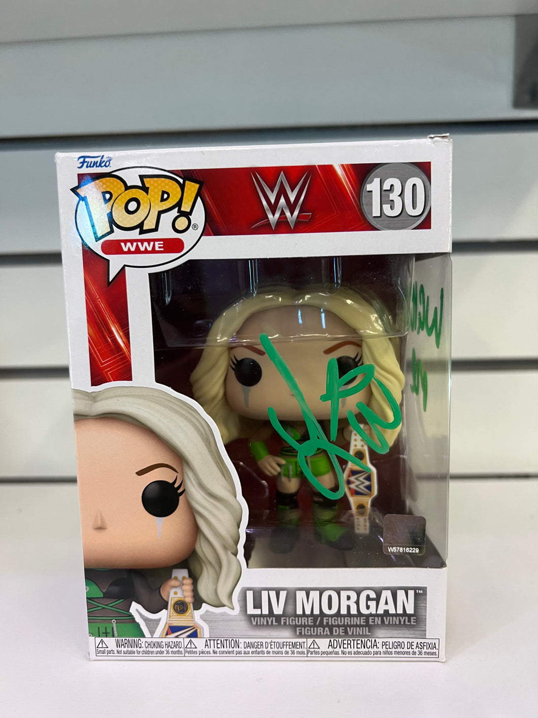 Funko Pop Liv Morgan (Autographed With JSA Authentication)