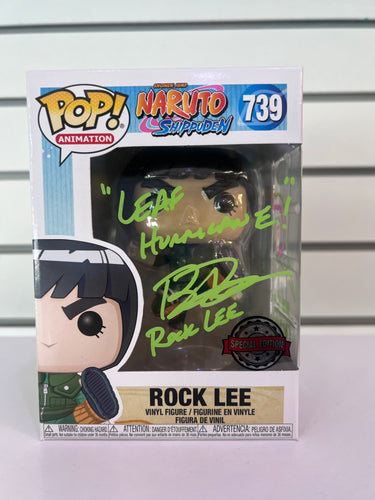 Funko Pop Rock Lee  (Signed With Quote And Sketches JSA Authentication)