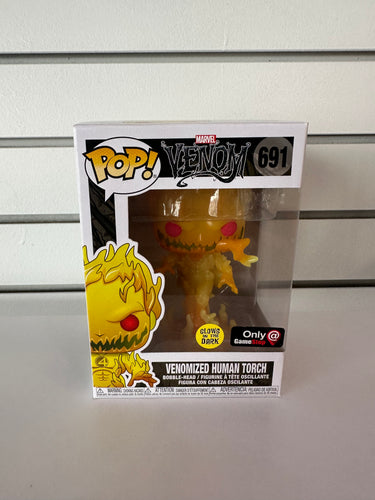 Funko Pop Venomized Human Torch Glow
