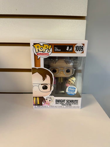 Funko Pop Dwight Schrute (With Princess Unicorn Doll)