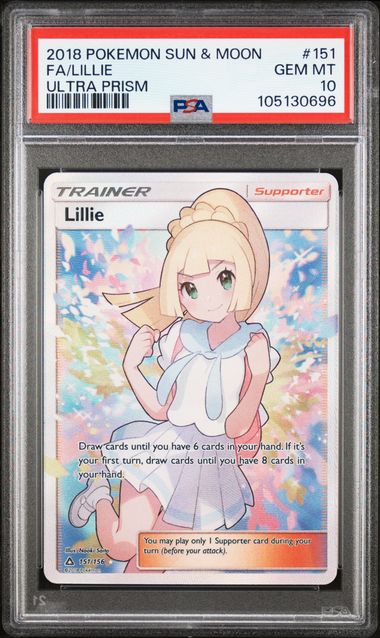 PSA 10 Lillie #151 (Full Art) [Ultra Prism]