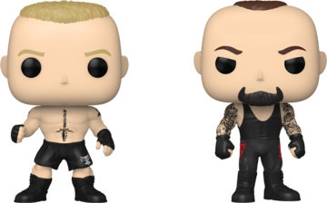 Funko Pop Brock Lesnar and Undertaker [Box Condition 8/10]