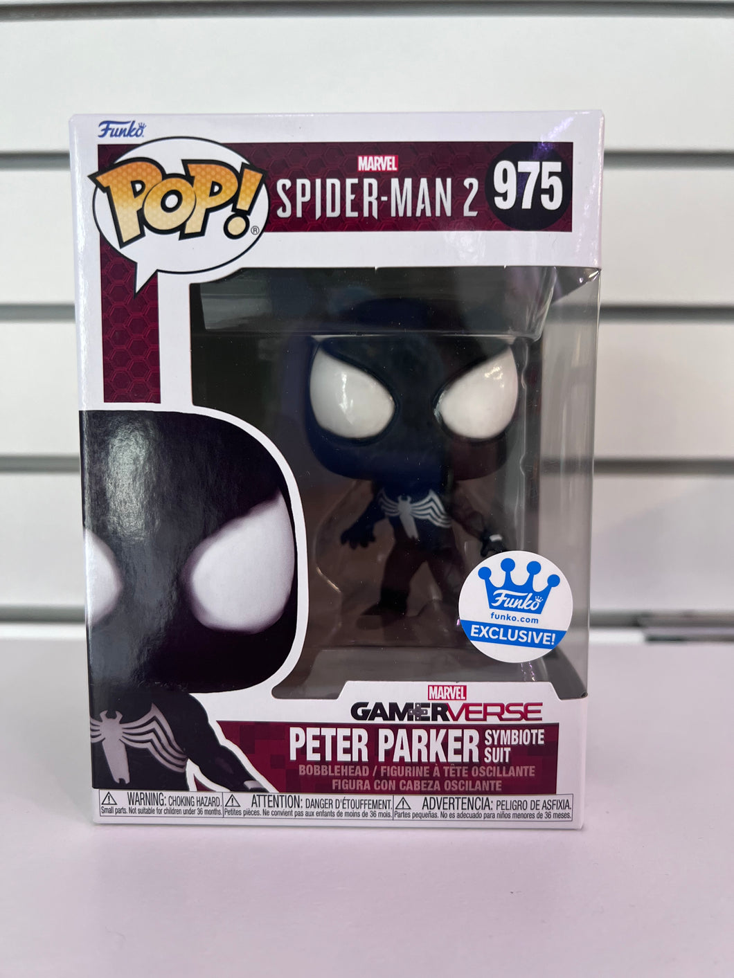 Funko Pop Peter Parker Symbiote Suit
