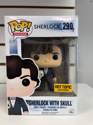 Funko Pop Sherlock With Skull