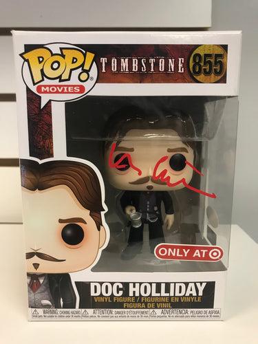 Funko Pop Doc Holliday (with Cup) (Autographed by Val Kilmer with JSA Authentication)