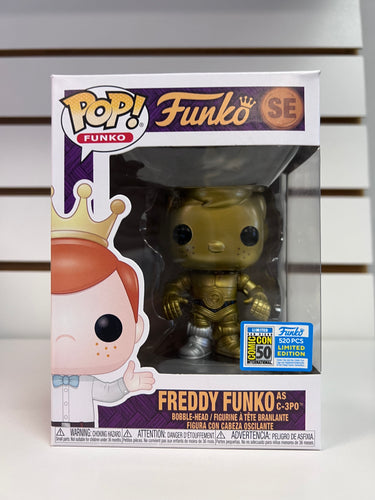 Funko Pop Freddy Funko as C-3PO