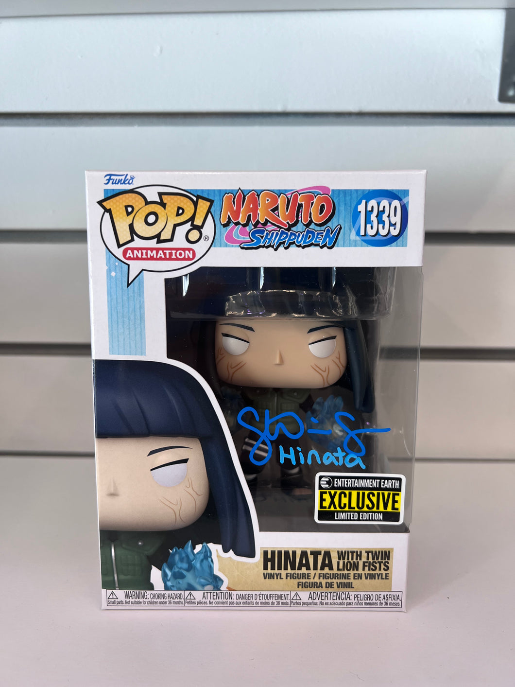 Funko Pop Hinata with Twin Lion Fists (Signed By Stephanie Sheh With JSA Authentication)