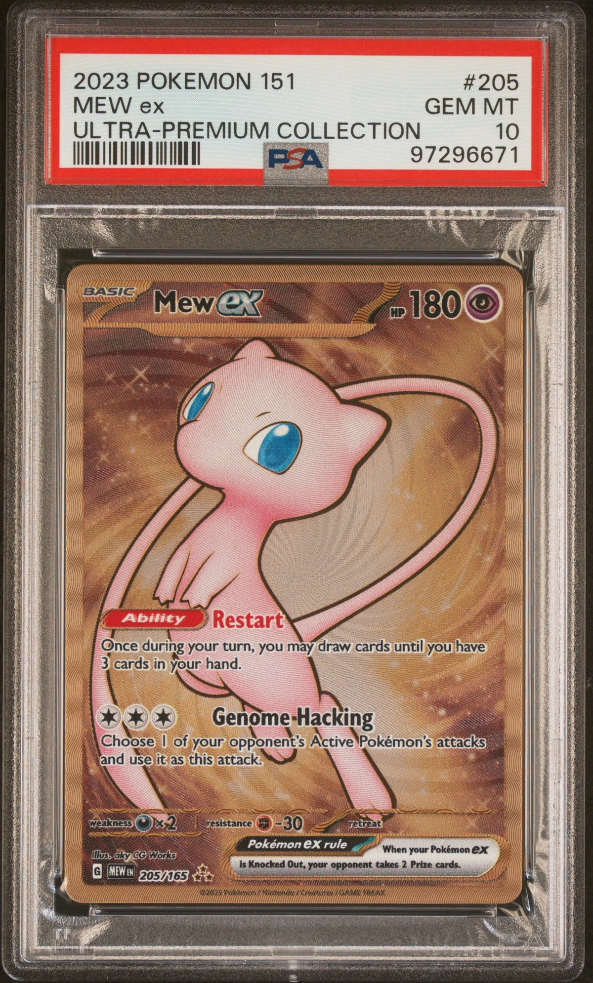 PSA 10 Mew ex (Metal) [151]