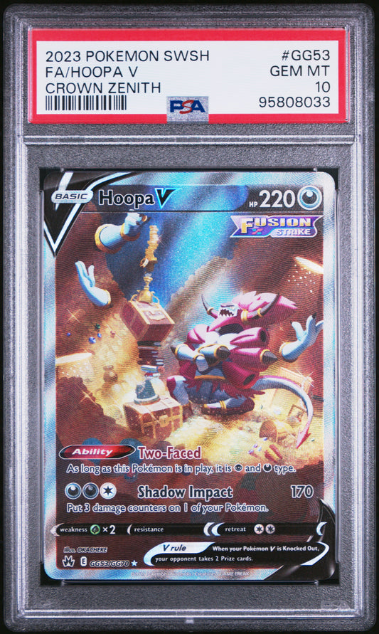 PSA 10 Hoopa V #GG53 [Crown Zenith Galarian Gallery]