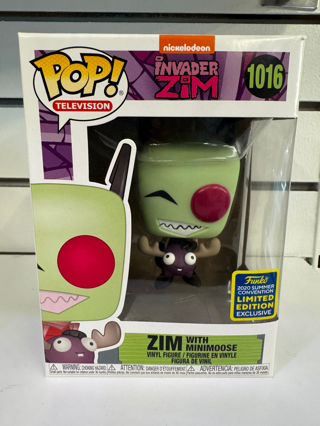 Funko Pop Zim with Minimoose [SDCC]