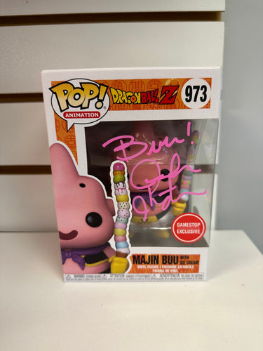 Funko Pop Majin Buu with Ice Cream (Signed With JSA Authentication)