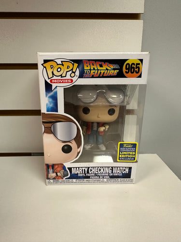 Funko Pop Marty Checking Watch