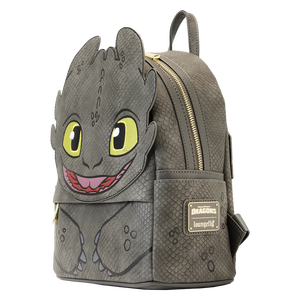 How to Train Your Dragon Toothless Cosplay Loungefly Mini Backpack