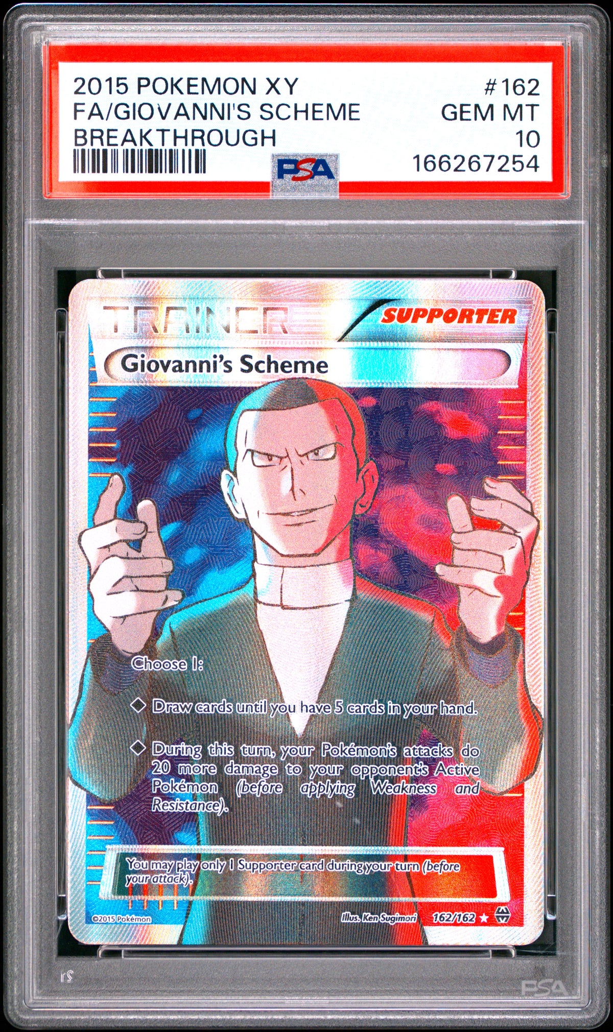 PSA 10 Giovanni's Scheme (Full Art) [XY Breakthrough]