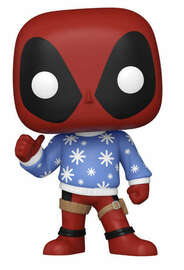 Funko Pop Deadpool (Holiday) (Ugly Sweater) [Box Condition 8/10]