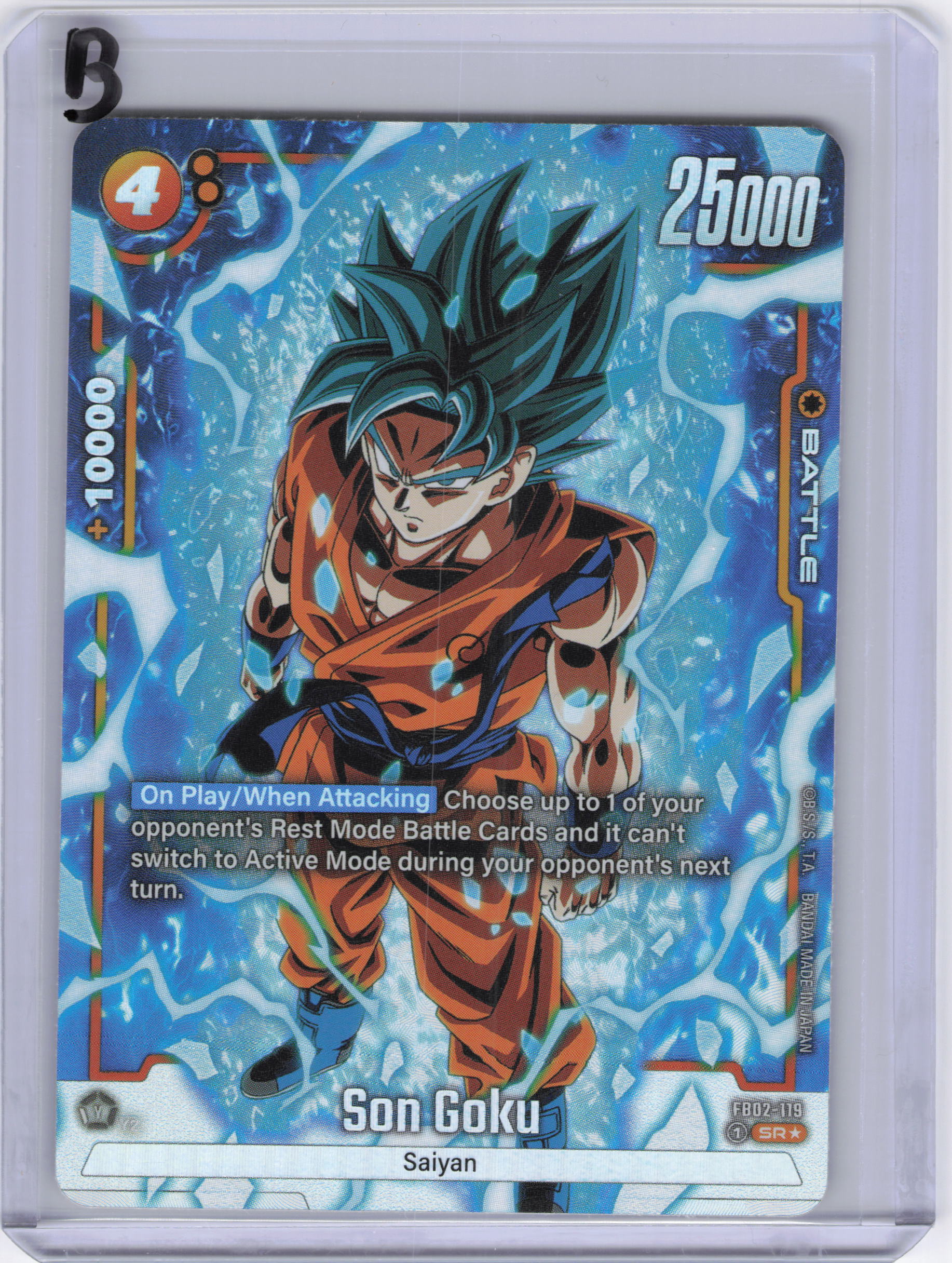 Son Goku - FB02-119 (Alternate Art) - Blazing Aura (FB02)