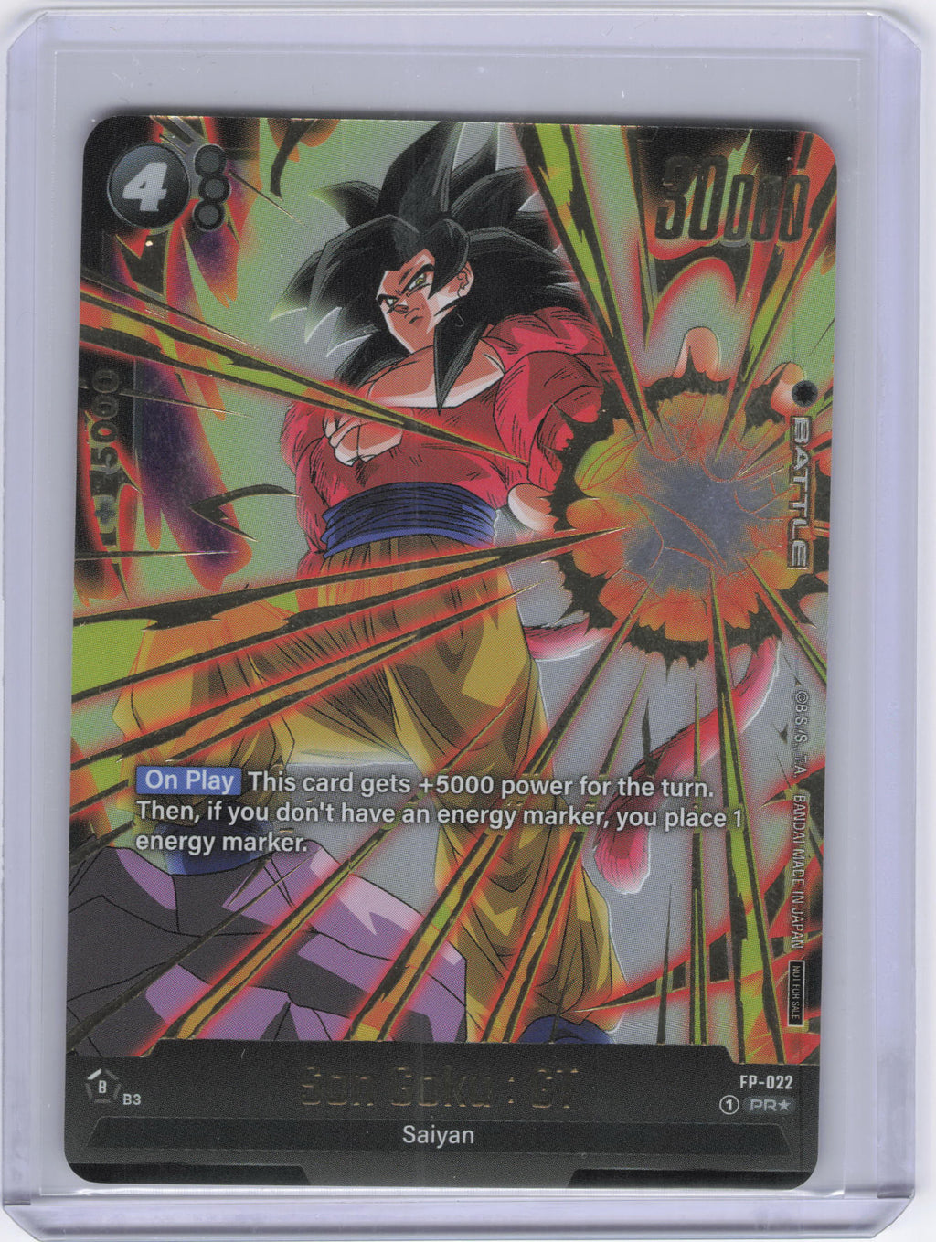 Son Goku : GT - FP-022 (Selection Pack 01) - Tournament and Championship Promos (DBSFW_TPR)