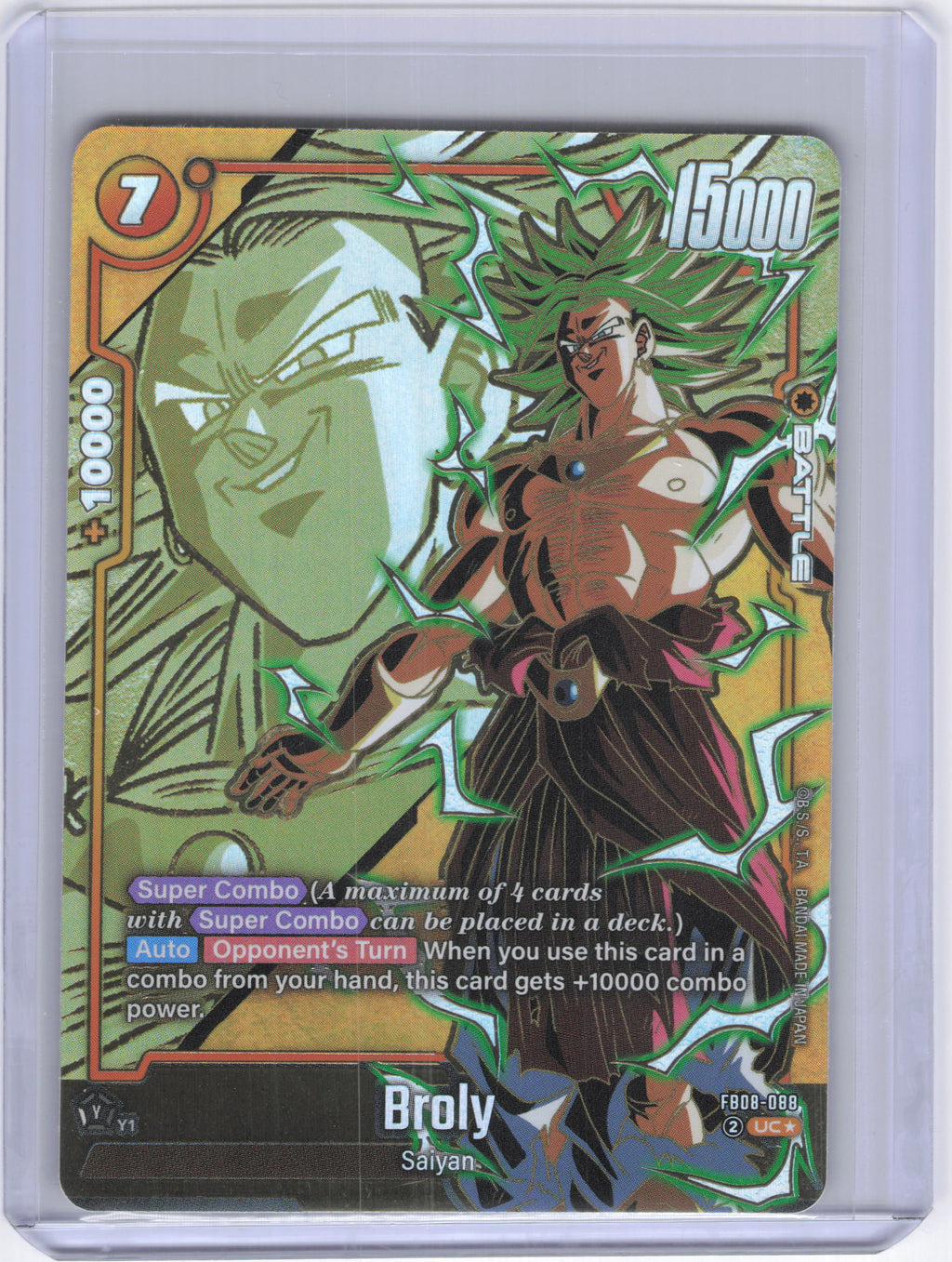 Broly - FB08-088 (Alternate Art) - Saiyan's Pride (FB08)